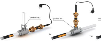 Греющий кабель в трубу канализации: предотвращение замерзания стоков